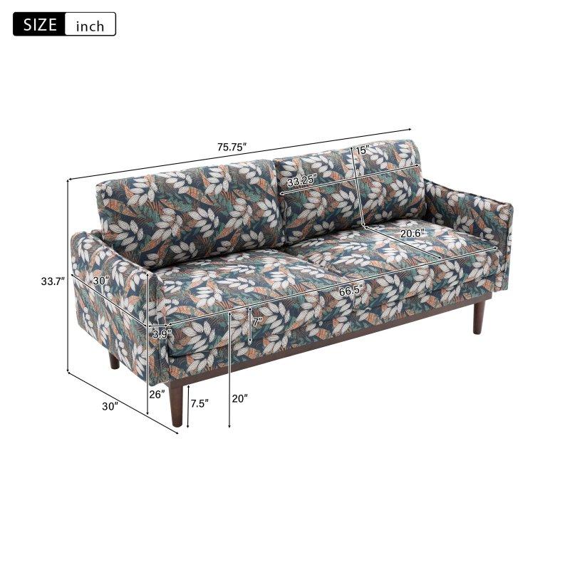 Kauçuk Ağacı Ayaklı Paket Yaylı Polyester Bohem Koltuk - 193 cm - 286264 Kauçuk Ağacı Ayaklı Paket Yaylı Polyester Bohem Koltuk - 193 cm - 286264
