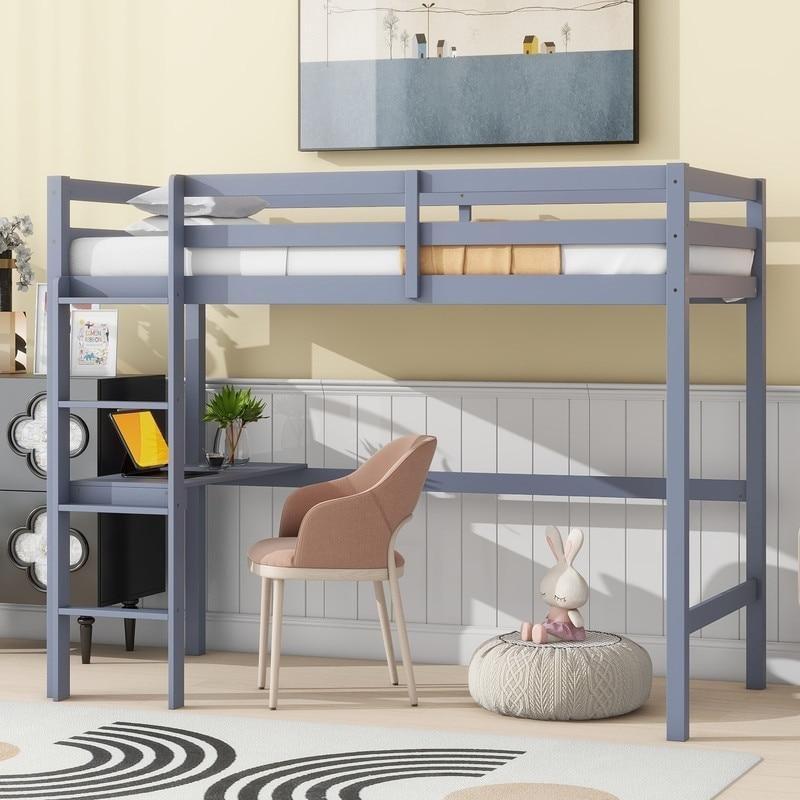 Kauçuk Ağacı Dahili Çalışma Masalı ve Güvenlik Korkuluklu Altı Boş Ranza - 248978