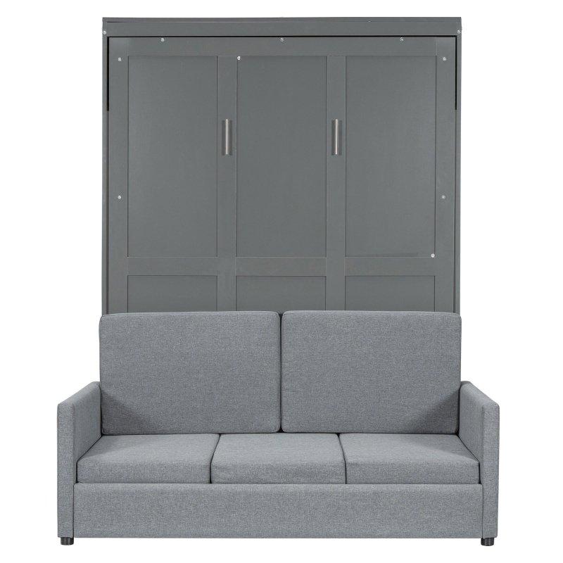 Keten Koltuklu Katlanır MDF Dikey Duvar Yatağı - 266937