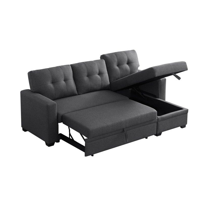 Keten Yataklı Sandıklı Sağ Köşe Koltuk - 209x135 cm - 258080