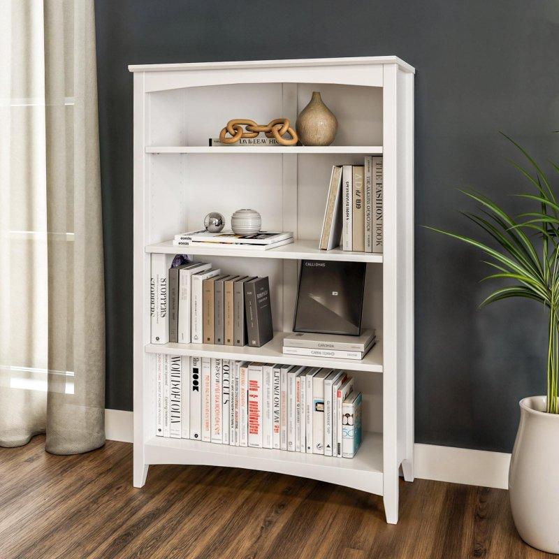 Kiraz Masif Çam Ayarlanabilir Raflı Kitaplık - 122 cm - 319105