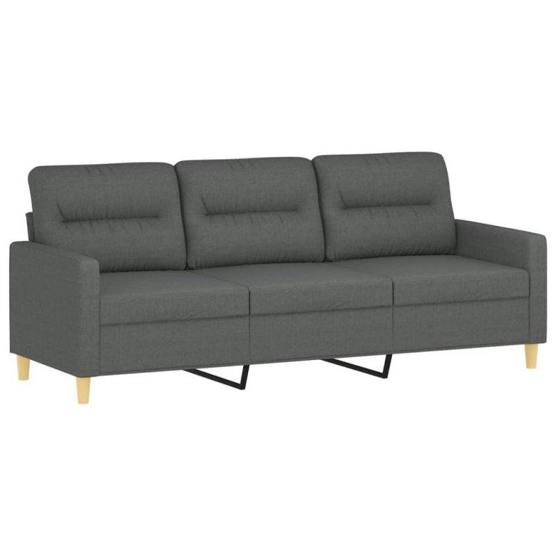 Koyu Gri Kumaş Döşemeli Metal İskeletli Modern Köşe Koltuk - 255802