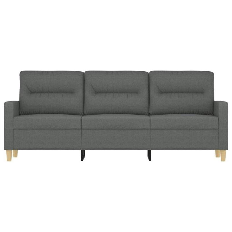 Koyu Gri Kumaş Döşemeli Metal İskeletli Modern Köşe Koltuk - 255802