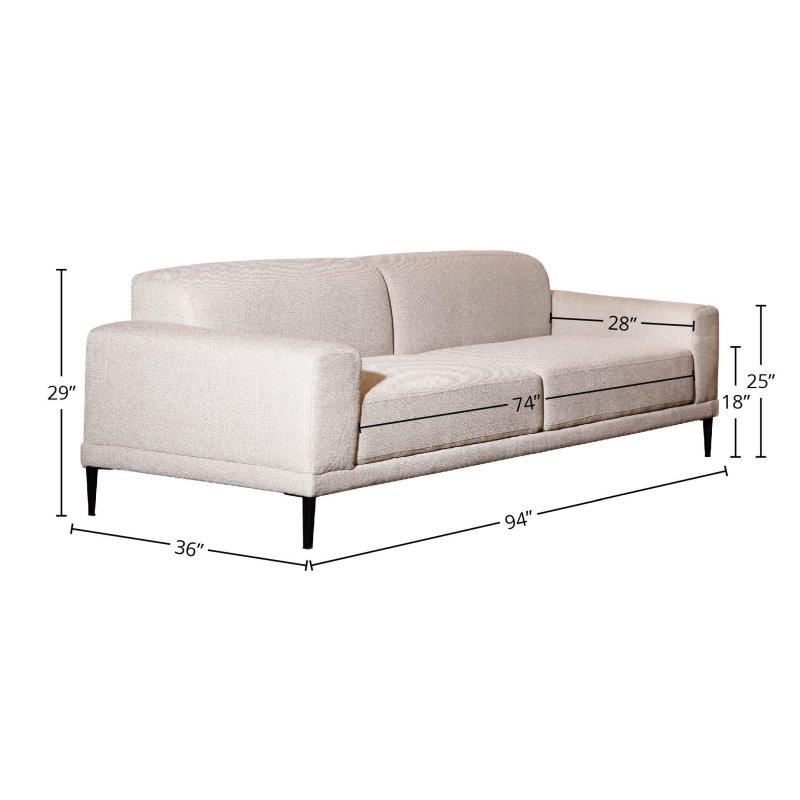 Krem Bukle Kumaşlı Mat Siyah Metal Ayaklı 3 Kişilik Bohem Koltuk - 239 cm - 292098 Krem Bukle Kumaşlı Mat Siyah Metal Ayaklı 3 Kişilik Bohem Koltuk - 239 cm - 292098