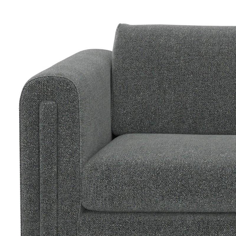 Krem Masif Ahşap Ayaklı Çıkarılabilir Minderli Bohem Koltuk - 214x97x77 cm - 285949