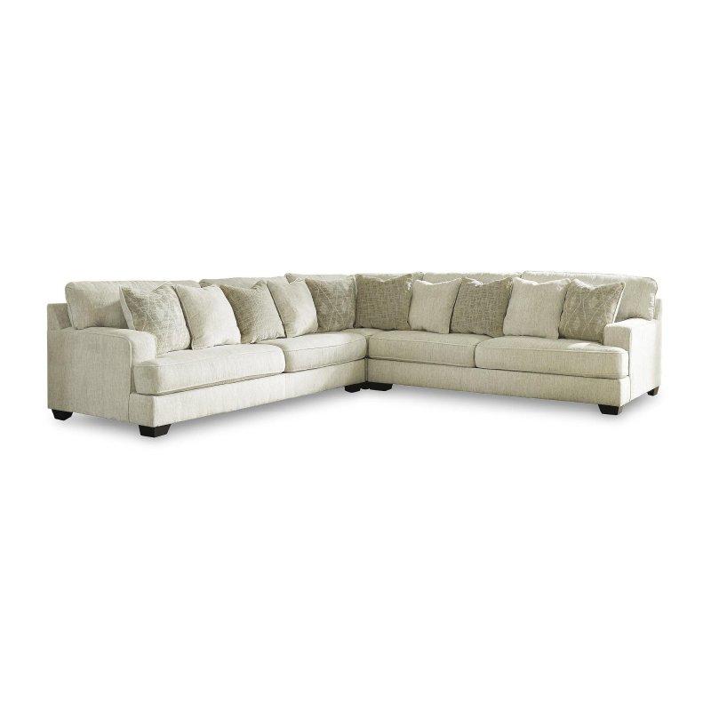 Krem Polyester 3 Parçalı 10 Kırlentli Köşe Koltuk - 552 cm - 259423