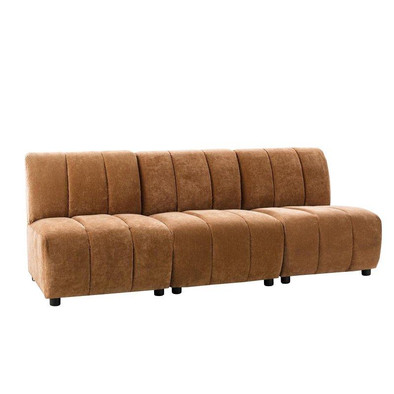 Krem Şönil Kumaş Modüler Kapitoneli Bohem Koltuk - 279081