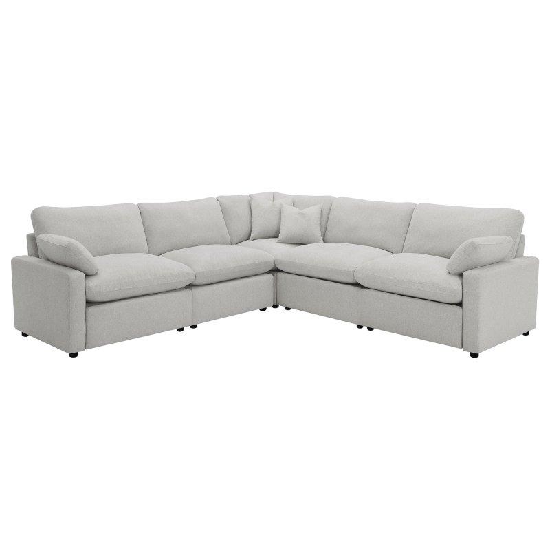 Kumaş Modüler Elektrikli Mekanizmalı Köşe Koltuk - 308x308 cm - 256070