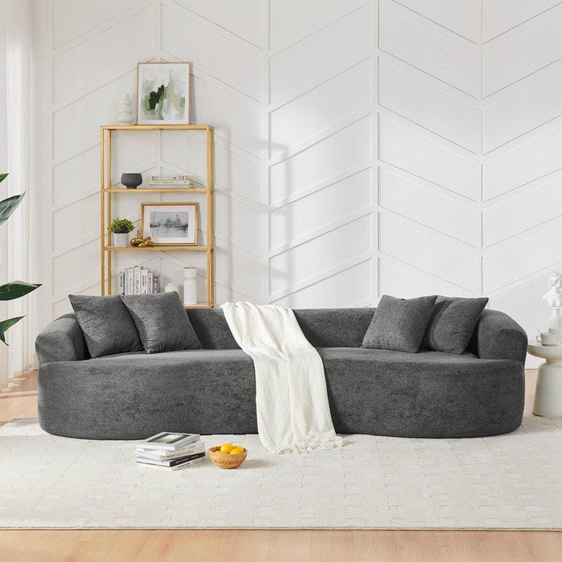 Kumaş Modüler Kavisli Bohem Koltuk - 285 cm - 281027