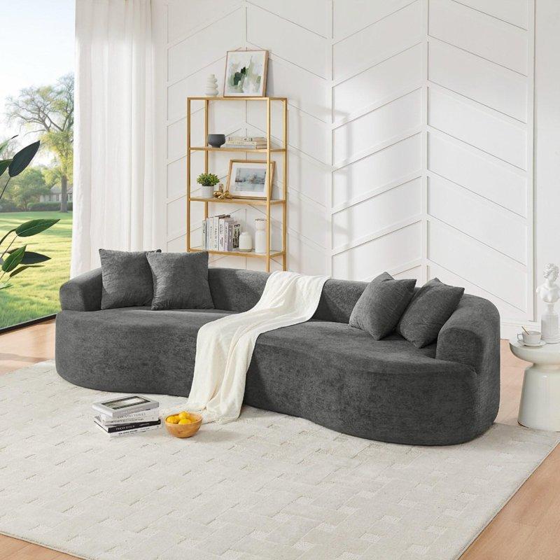 Kumaş Modüler Kavisli Bohem Koltuk - 285 cm - 281027