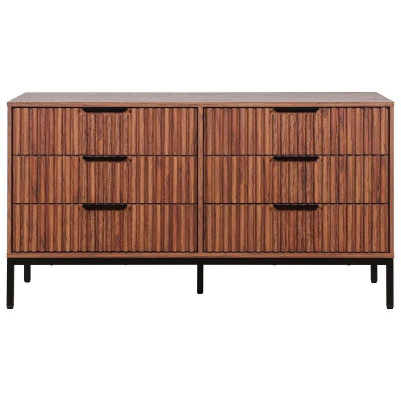 Laminat 6 Çekmeceli Modern Şifonyer - 150x51x83 cm - 294914