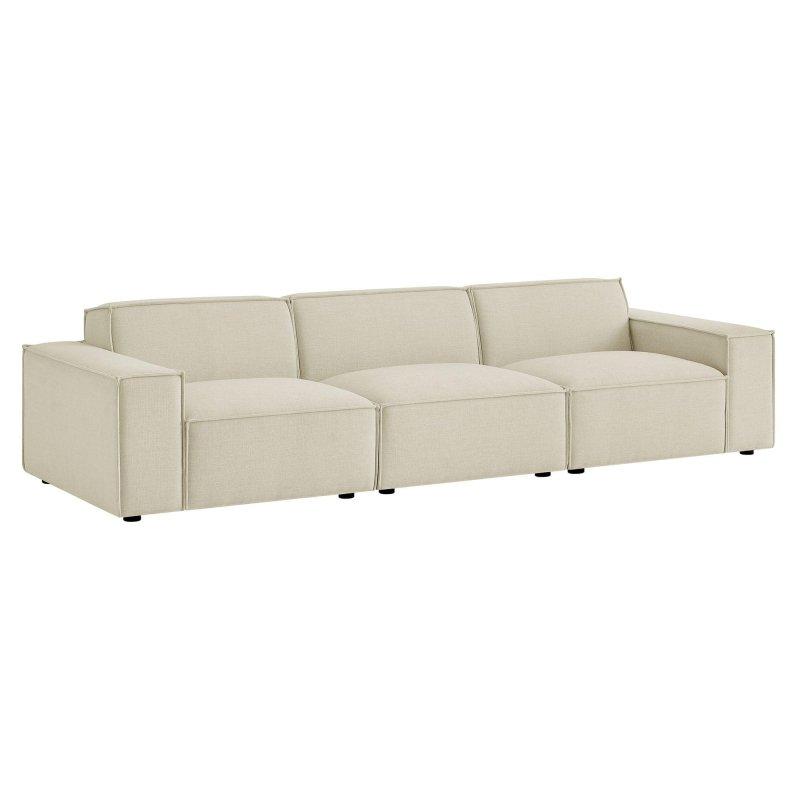 Leke Tutmaz Kumaş Fransız Biyeli Modüler Köşe Koltuk - 301x104 cm - 258727