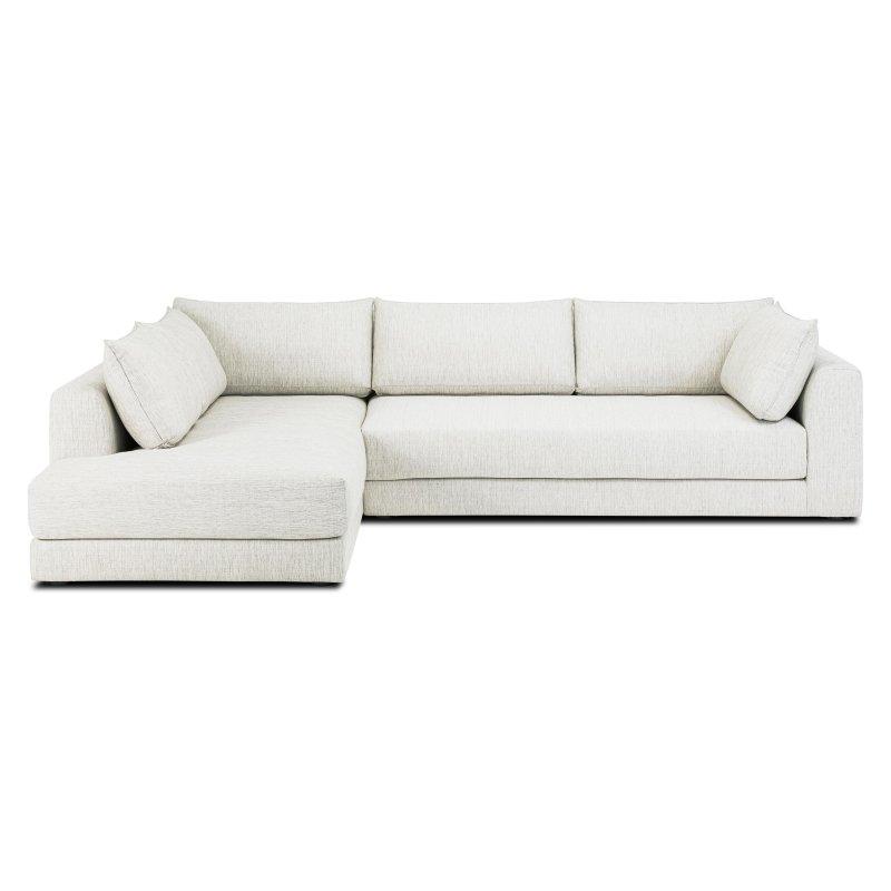 Leke Tutmaz Kumaş Kuş Tüyü Dolgulu L Şekilli Köşe Koltuk - 310x221 cm - 259485
