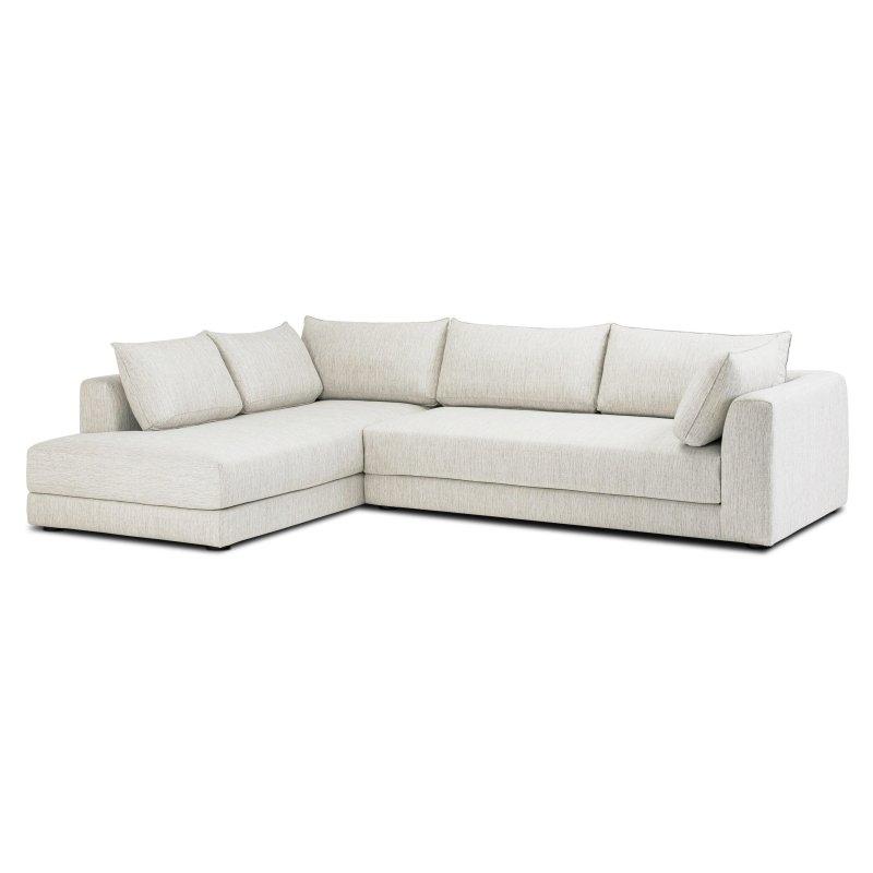 Leke Tutmaz Kumaş Kuş Tüyü Dolgulu L Şekilli Köşe Koltuk - 310x221 cm - 259485