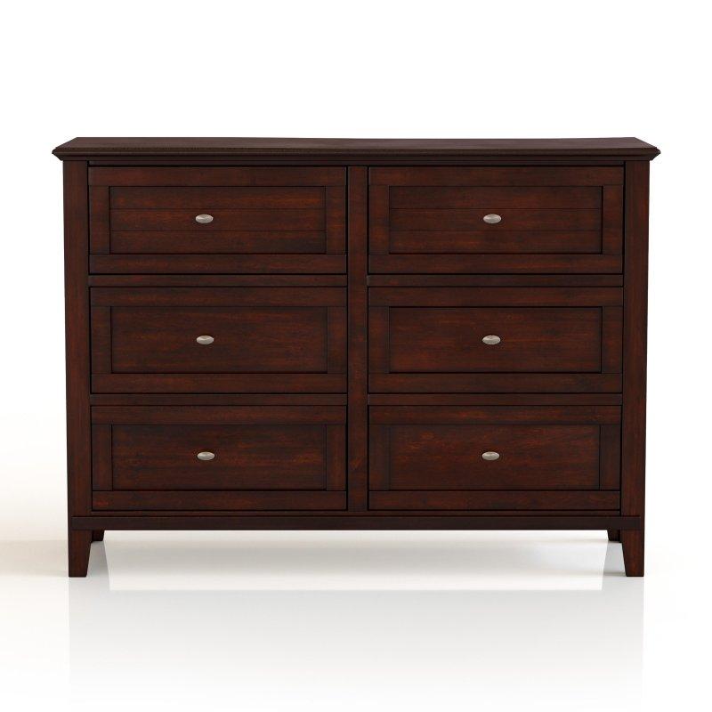Masif Ahşap 6 Çekmeceli Keçe Astarlı Şifonyer - 121 cm - 297094