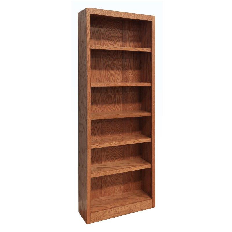 Masif Ahşap Ayarlanabilir 6 Raflı Kitaplık - 214 cm - 320091