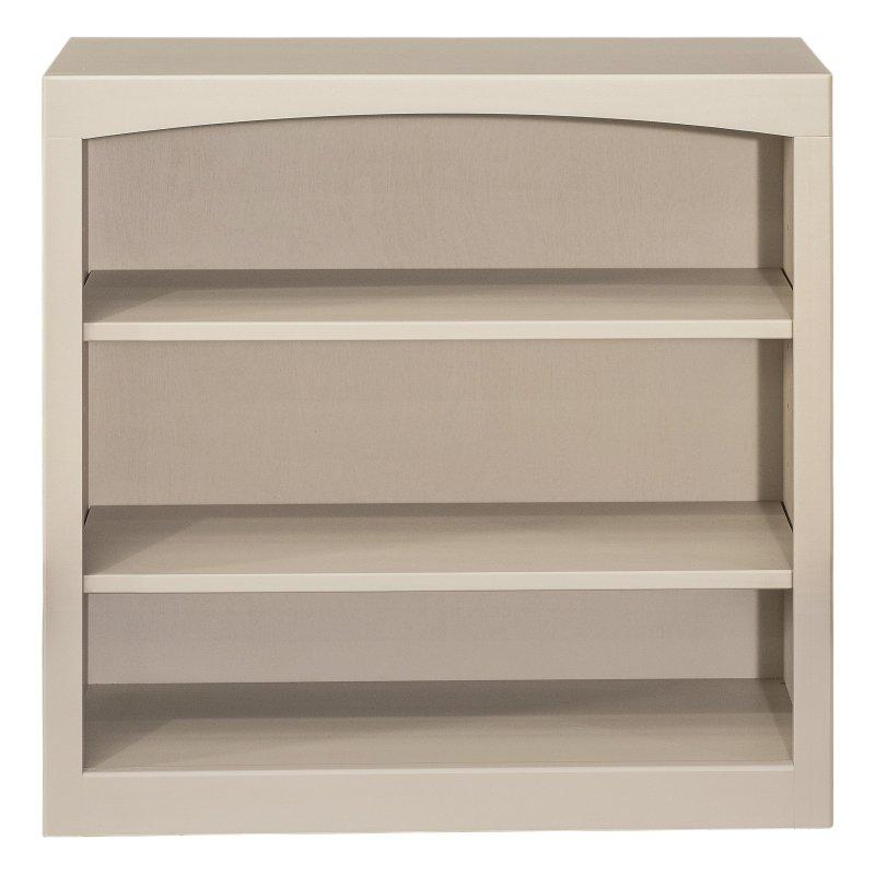 Masif Ahşap Ayarlanabilir Raflı Kitaplık - 77x77 cm - 320904