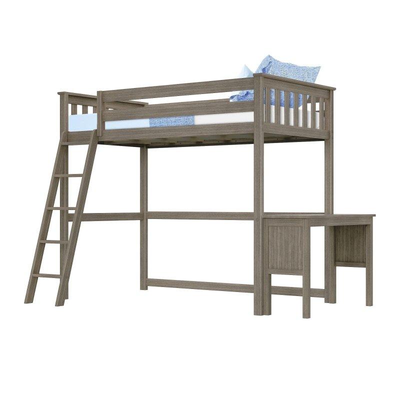 Masif Ahşap Çalışma Masalı Altı Boş Ranza - 249058