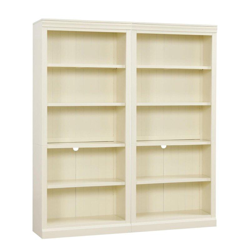 Masif Ahşap LED Aydınlatmalı Ayarlanabilir Raflı Kitaplık - 183x39x212 cm - 316153