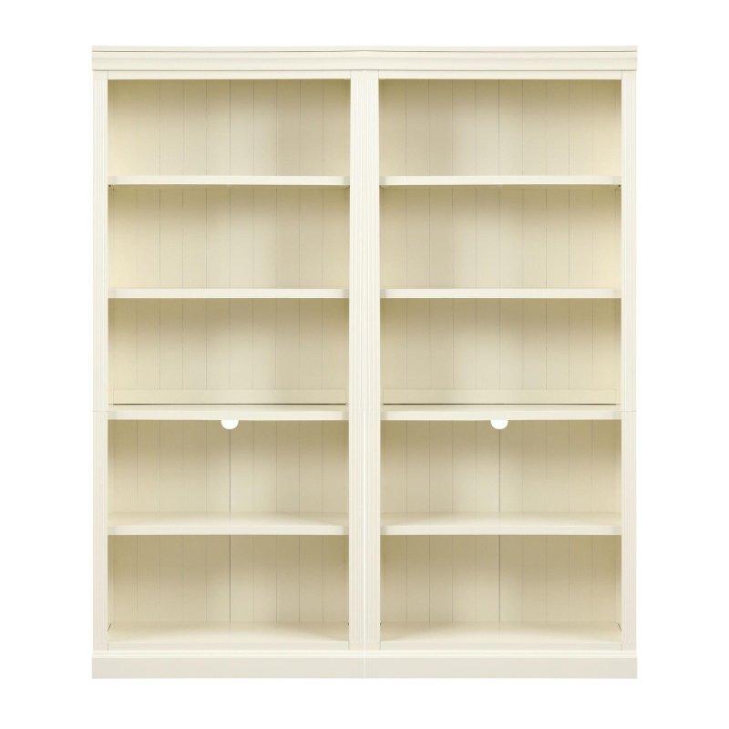 Masif Ahşap LED Aydınlatmalı Ayarlanabilir Raflı Kitaplık - 183x39x212 cm - 316153