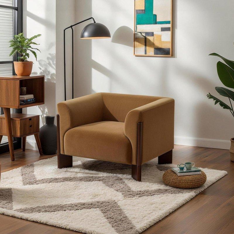Masif Ahşap Modern Bohem Koltuk - 280749