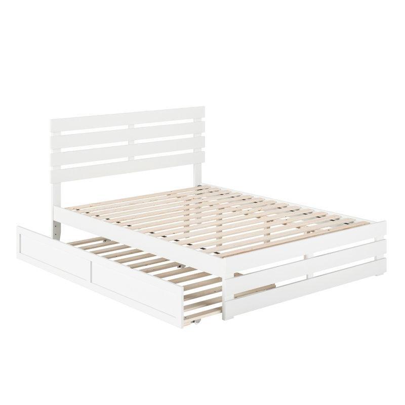 Masif Ahşap USB Şarjlı Kır Evi Tasarımı Yavru Yataklı Karyola - 158x210 cm - 329445