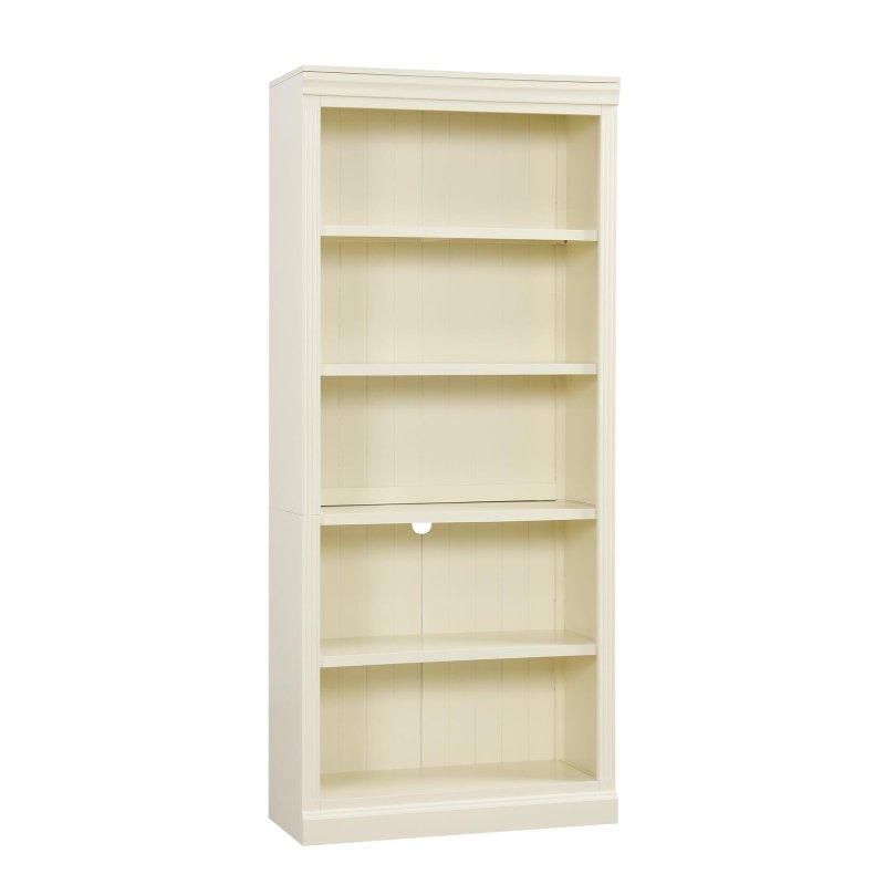 Masif Ahşap ve MDF LED Aydınlatmalı Ayarlanabilir Raflı Kitaplık - 92x39x213 cm - 319355