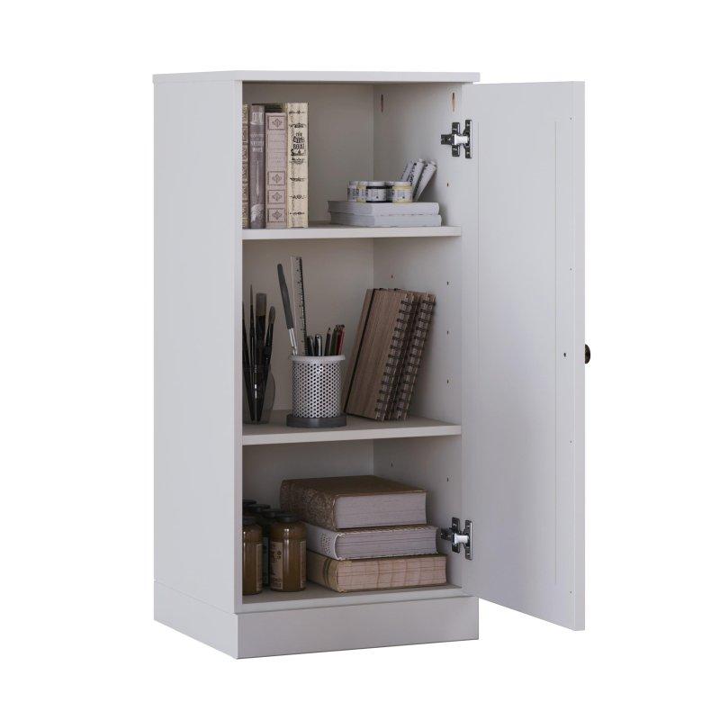 Masif Çam Ağacı Ayarlanabilir Raflı Kapaklı Modüler Kitaplık - 42x91x40 cm - 315838