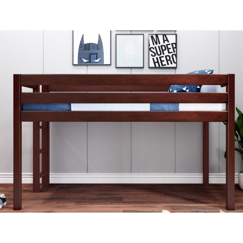 Masif Çam Ağacı Uç Merdivenli Altı Boş Ranza - 204x107 cm - 249575
