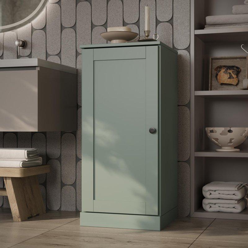 Masif Çam Ahşap 2 Çekmeceli Çok Amaçlı Banyo Dolabı - 42x40x91 cm - 333943