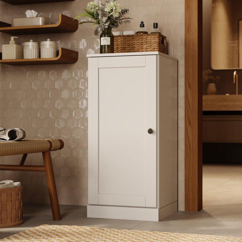 Masif Çam Ahşap 2 Çekmeceli Çok Amaçlı Banyo Dolabı - 42x40x91 cm - 333943