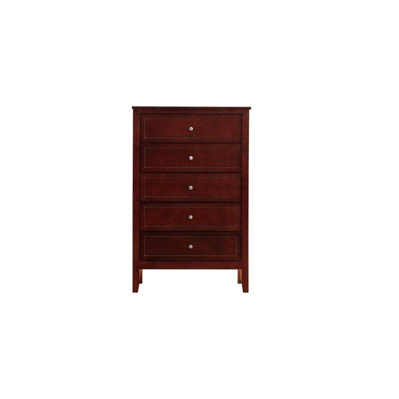 Masif Çam Ahşap 5 Çekmeceli Montajlı Şifonyer - 82 cm - 299077