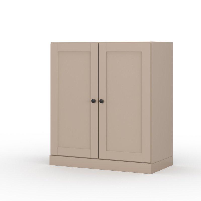 Masif Çam Ahşap Ayarlanabilir Raflı Çok Amaçlı Banyo Dolabı - 82x91 cm - 334479