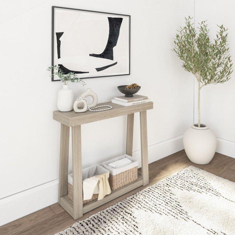 Masif Çam Ahşap Raflı Dresuar - 92 cm - 331758
