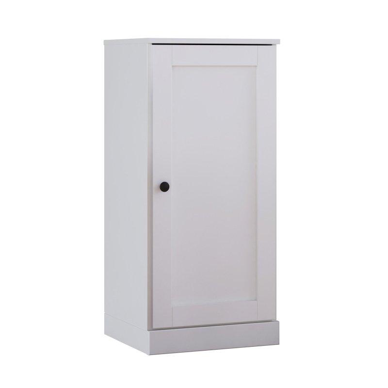 Masif Çam Ahşap Shaker Kapaklı Ayarlanabilir Raflı Kitaplık - 42x91x40 cm - 319566