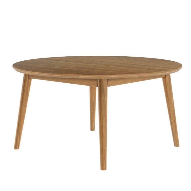 Masif Çam Konik Ayaklı Yuvarlak Orta Sehpa - 92 cm - 242758