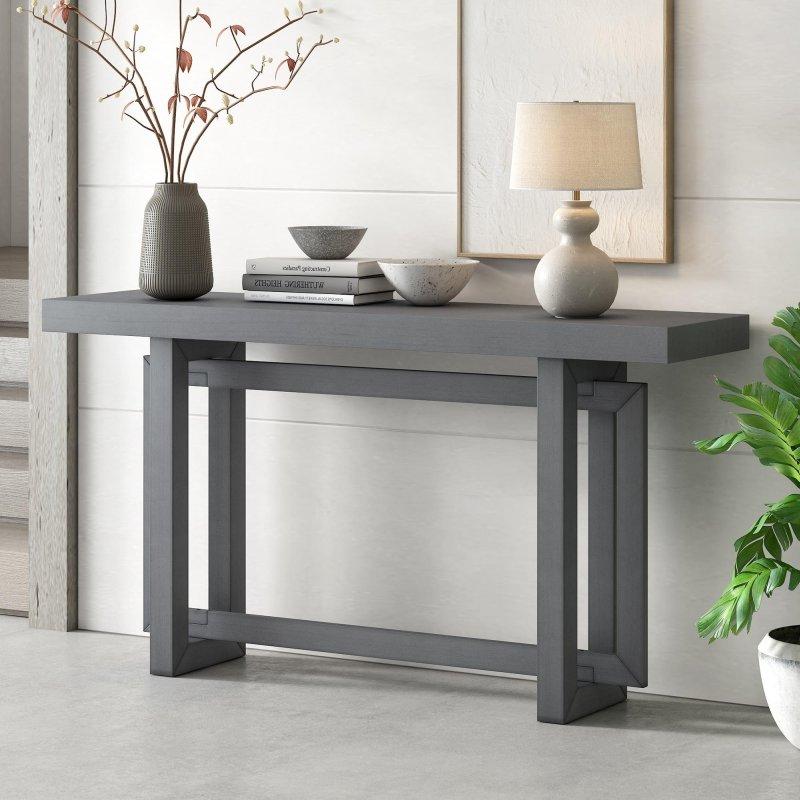 Masif Çam ve MDF Geometrik Ayaklı Modern Dresuar - 151 cm - 332593