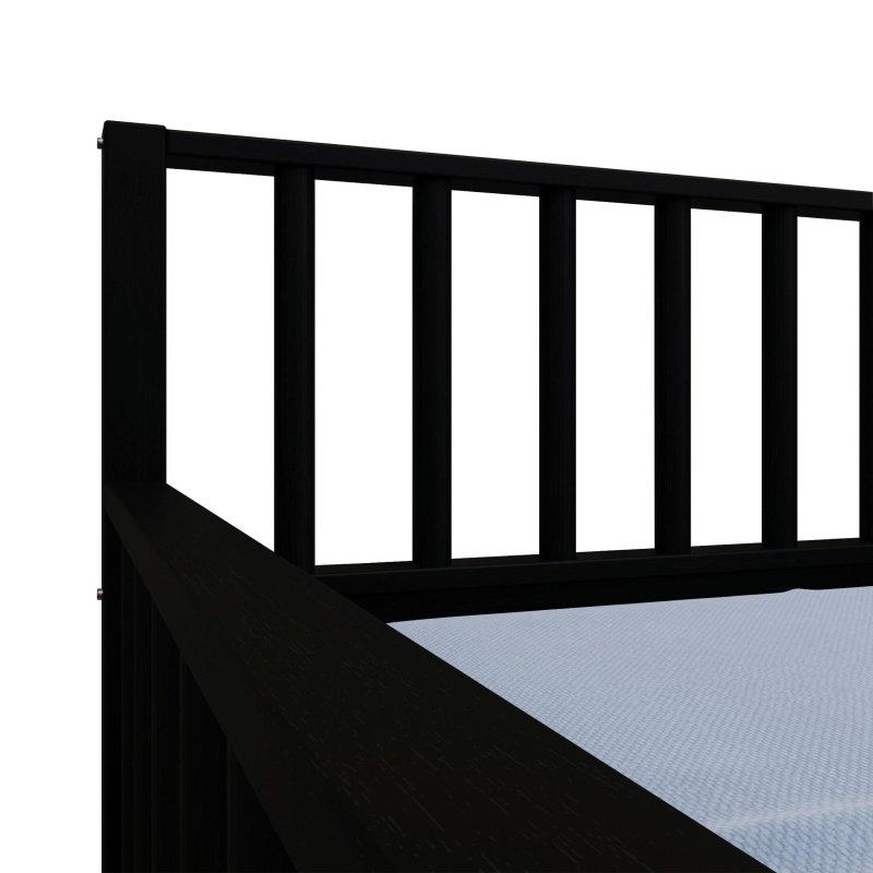 Masif Kauçuk Ağacı Yavru Yataklı Daybed Karyola - 206x108 cm - 330070