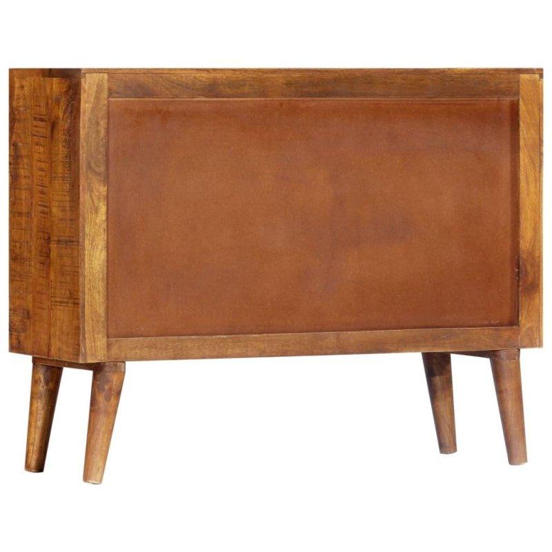 Masif Mango Ağacı 6 Çekmeceli Desenli Bohem Konsol - 90x30x71 cm - 325198