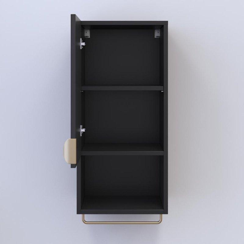 Mat MDF Kapaklı Duvara Monte Kitaplık - 78 cm - 314294