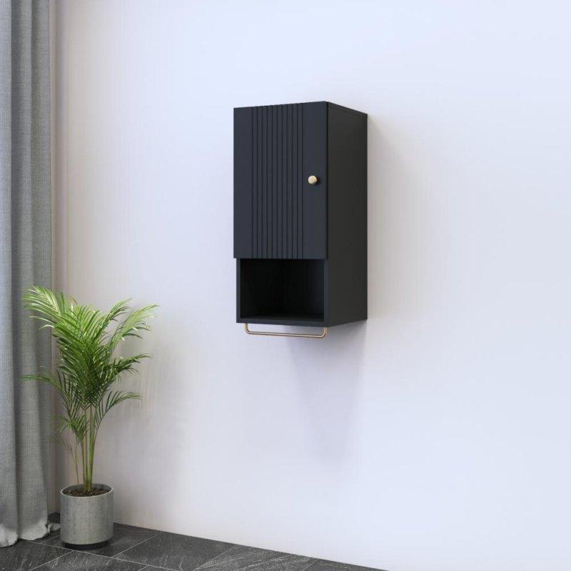 Mat MDF Kapaklı Duvara Monte Kitaplık - 78 cm - 317667