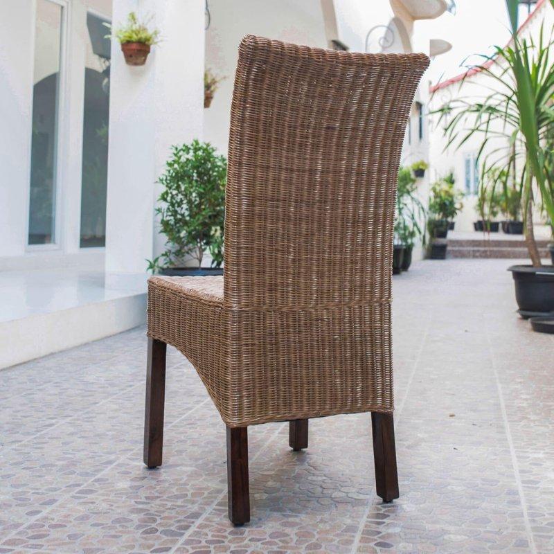 Maun İskeletli Hasır Örgülü 2li Set Rattan Sandalye - 102 cm - 252269