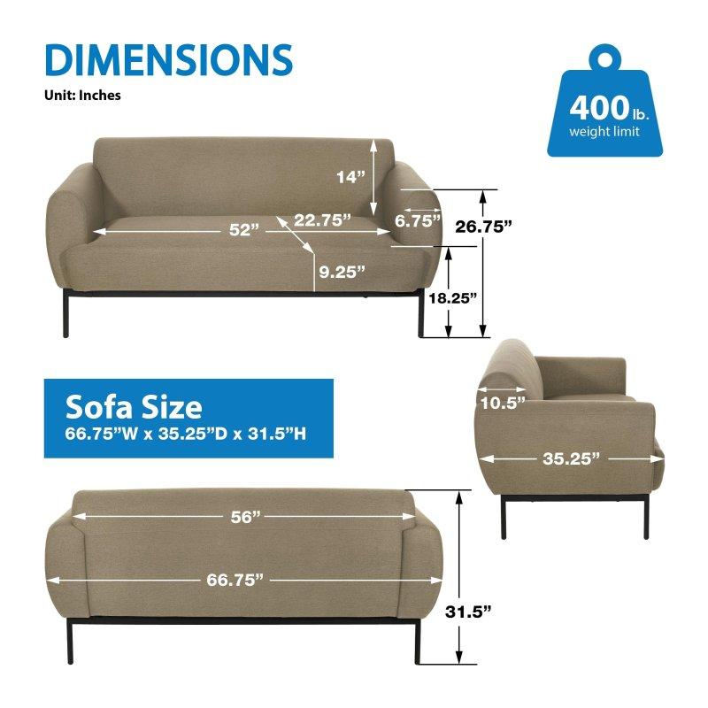 Mavi Polyester Metal Ayaklı Yastıklı Sırtlı Bohem Koltuk - 294372