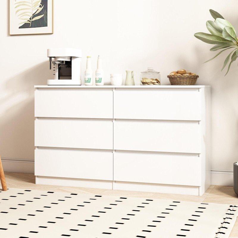MDF 6 Çekmeceli Modern Şifonyer - 303643