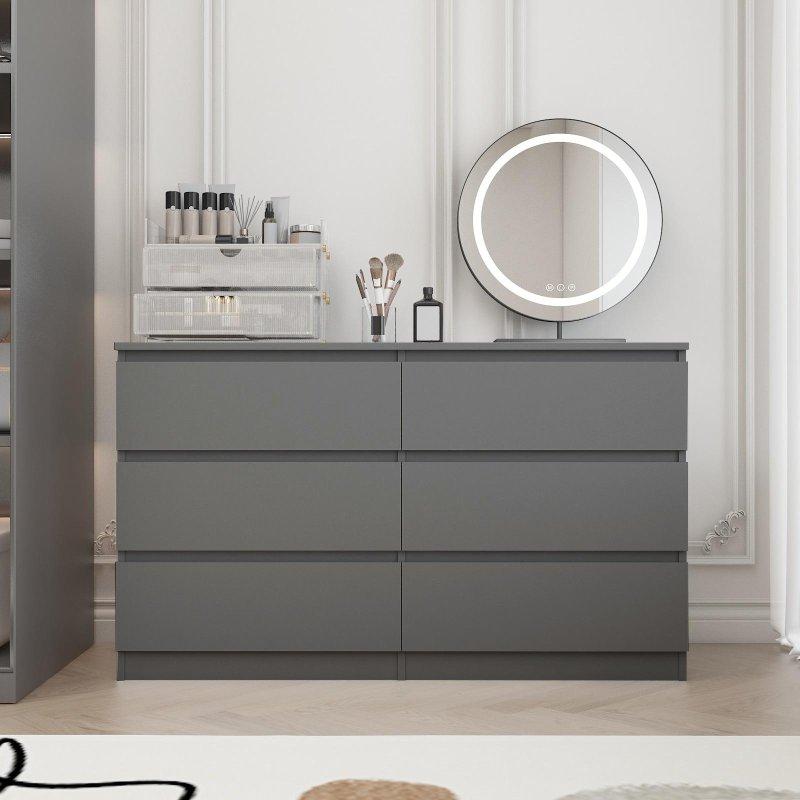 MDF 6 Çekmeceli Modern Şifonyer - 303643