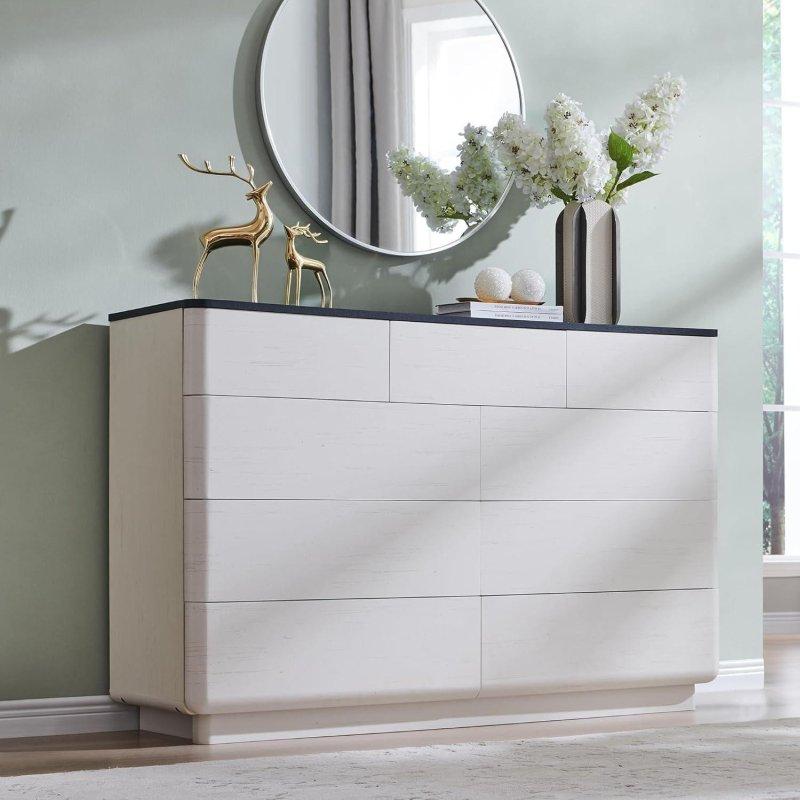 MDF 9 Çekmeceli Kulpsuz Tasarım Şifonyer - 133 cm - 300041 MDF 9 Çekmeceli Kulpsuz Tasarım Şifonyer - 133 cm - 300041