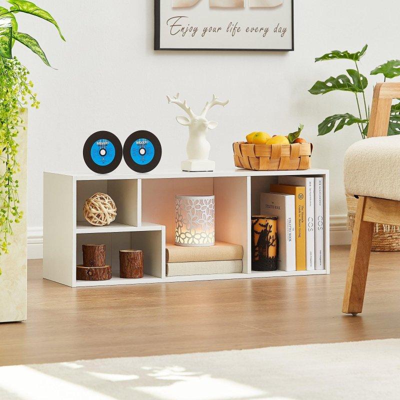 MDF Asimetrik 3 Raflı Kitaplık - 80x30x25 cm - 314225
