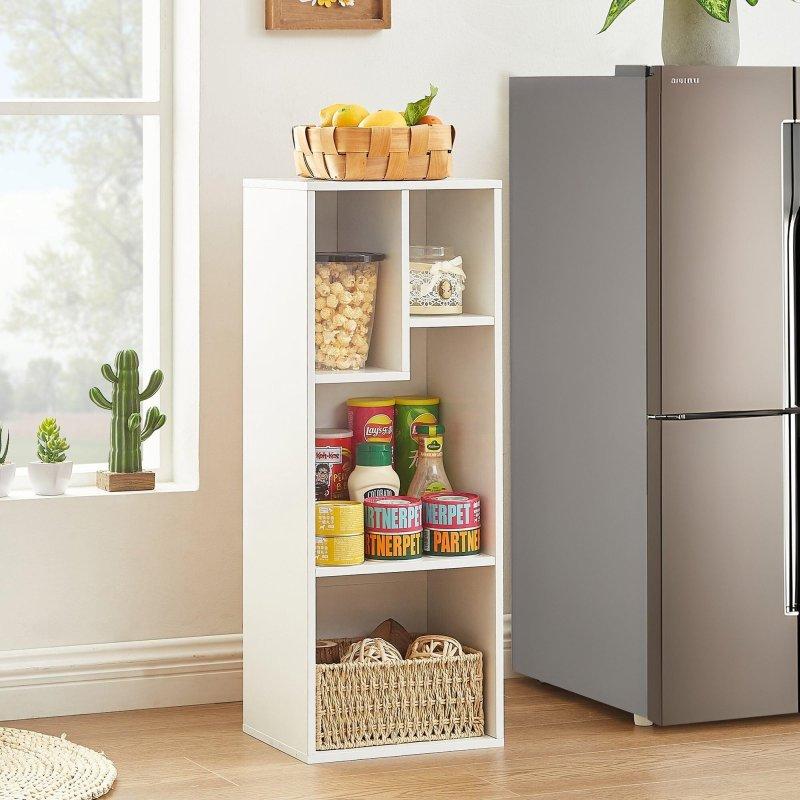 MDF Asimetrik 3 Raflı Kitaplık - 80x30x25 cm - 314225