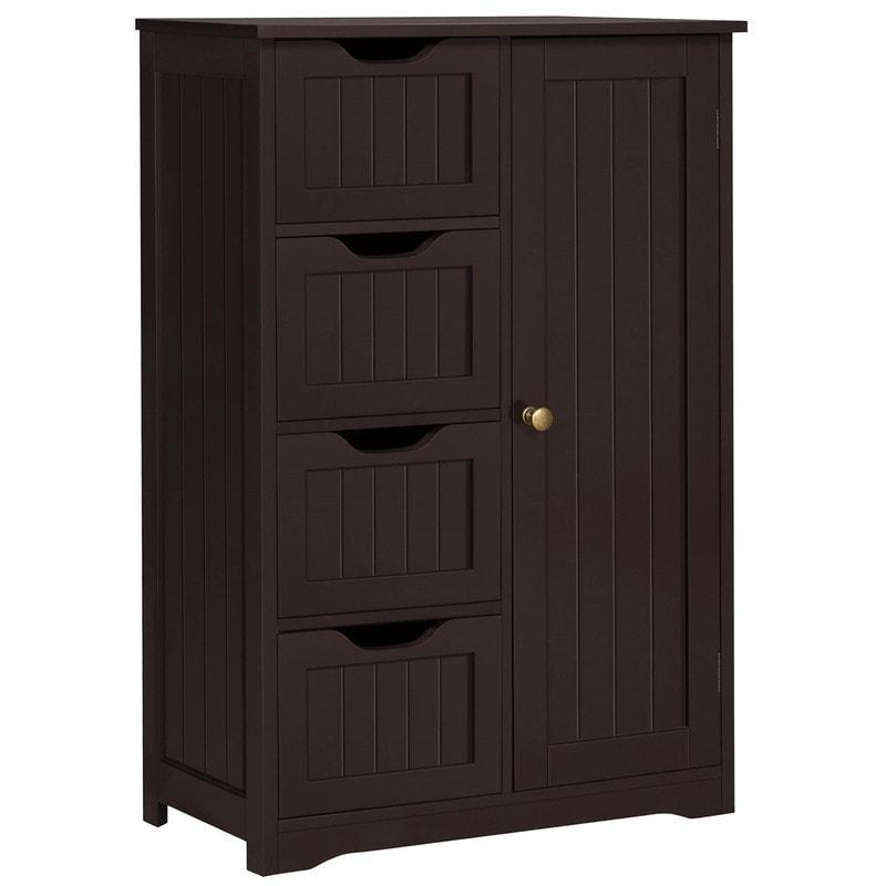 MDF Ayaklı Çok Amaçlı Banyo Dolabı - 56x34x82 cm - 334278