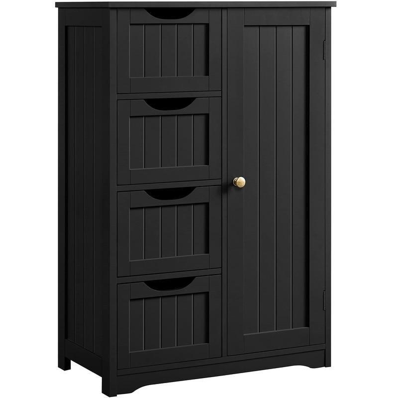 MDF Ayaklı Çok Amaçlı Banyo Dolabı - 56x34x82 cm - 334278
